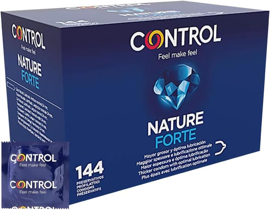CONTROL NATURE FORTE Ergonomische Kondome aus Naturlatex extra stark - 144 Stück