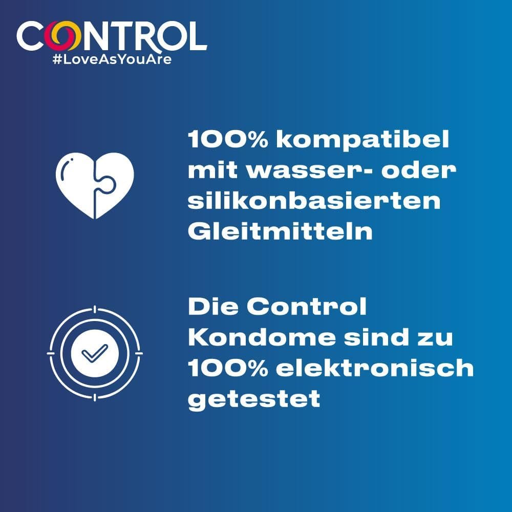CONTROL NATURE FORTE Ergonomische Kondome aus Naturlatex extra stark - 144 Stück