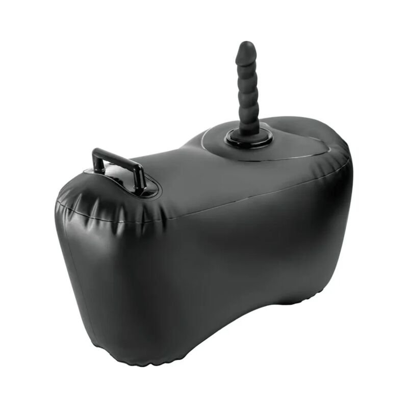 FETISH FANTASY SERIES - AUFBLASBARER LIEBESSITZ BODY DOCK MIT DILDO 69,2 CM SCHWARZ