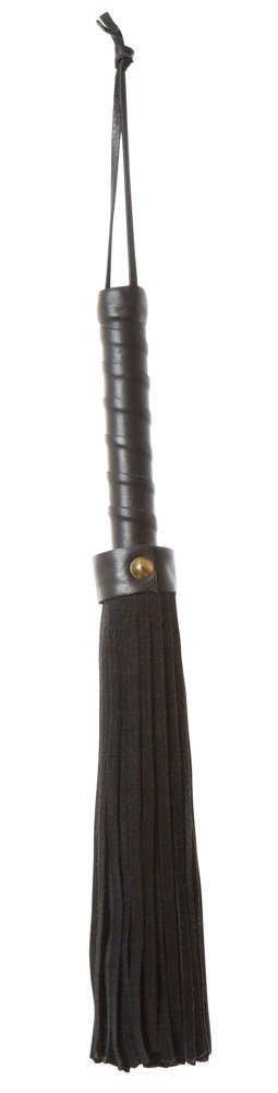 Leder Flogger, schwarz