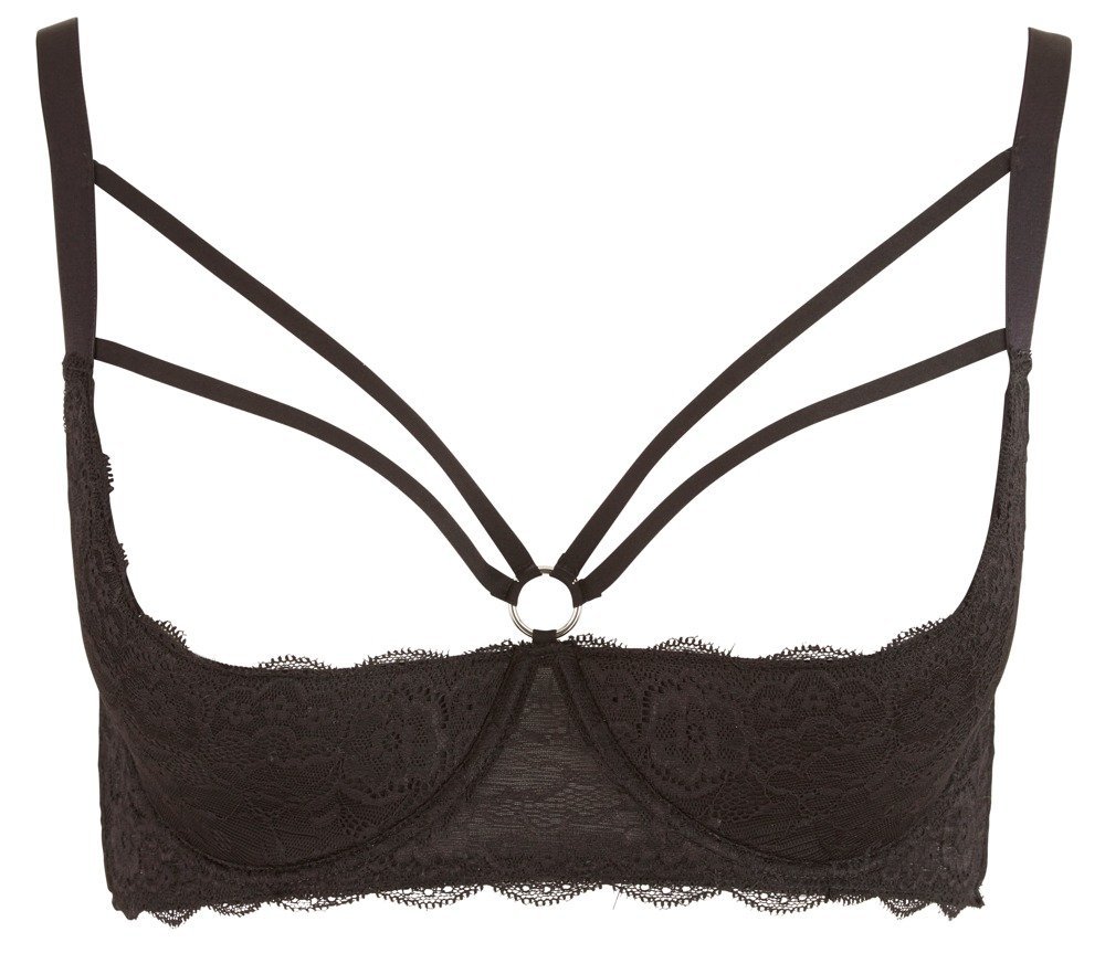 Hebe Spitze, schwarz