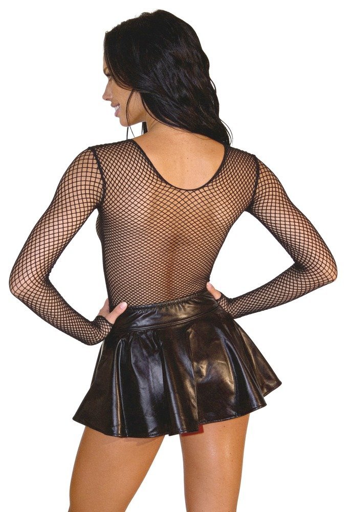 Netzshirt Fantasy, schwarz