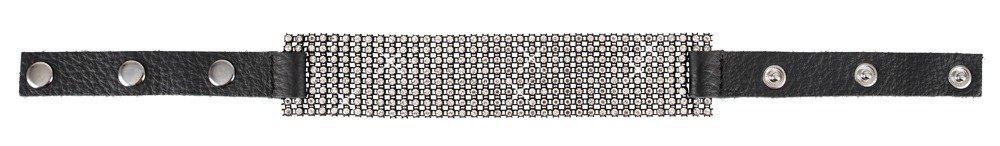 Halsband Strass, schwarz