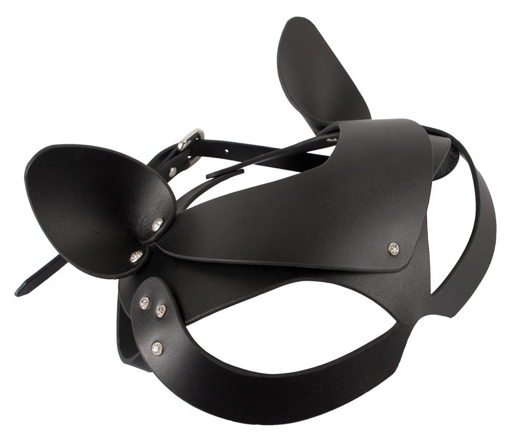 Bad Kitty Catmask Strass, schwarz