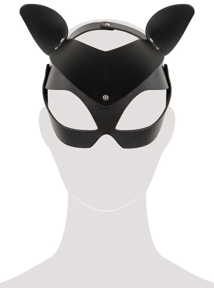 Bad Kitty Catmask Strass, schwarz