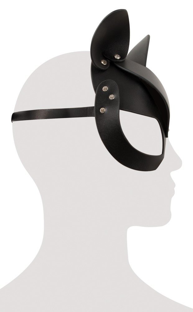 Bad Kitty Catmask Strass, schwarz