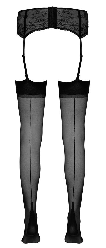 Nahtstrümpfe schwarz