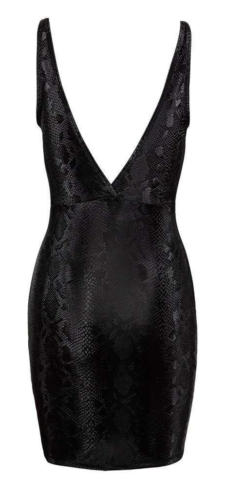 Kleid Snake, schwarz