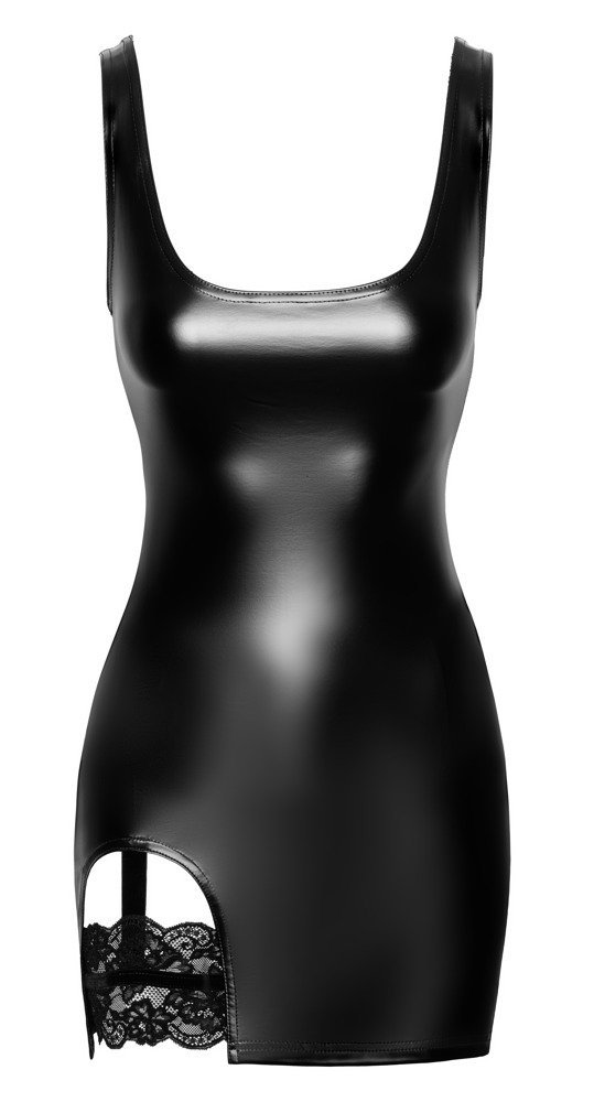 Noir Kleid Straps, schwarz