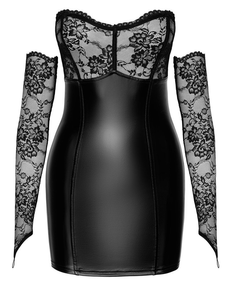 Noir Kleid Stulpen, schwarz