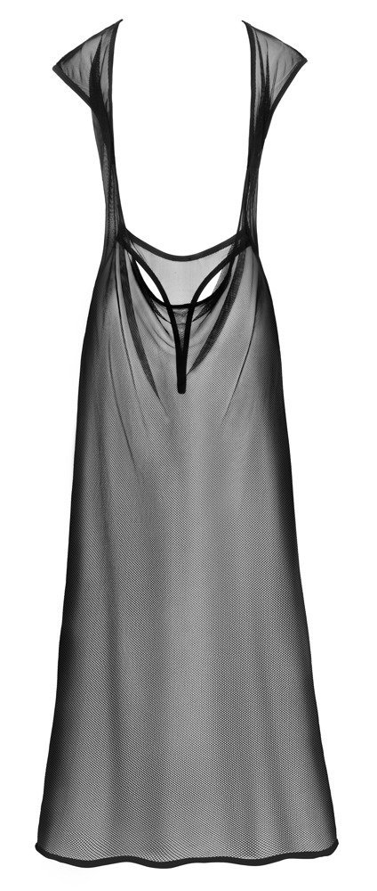 Kleid lang Netz, schwarz