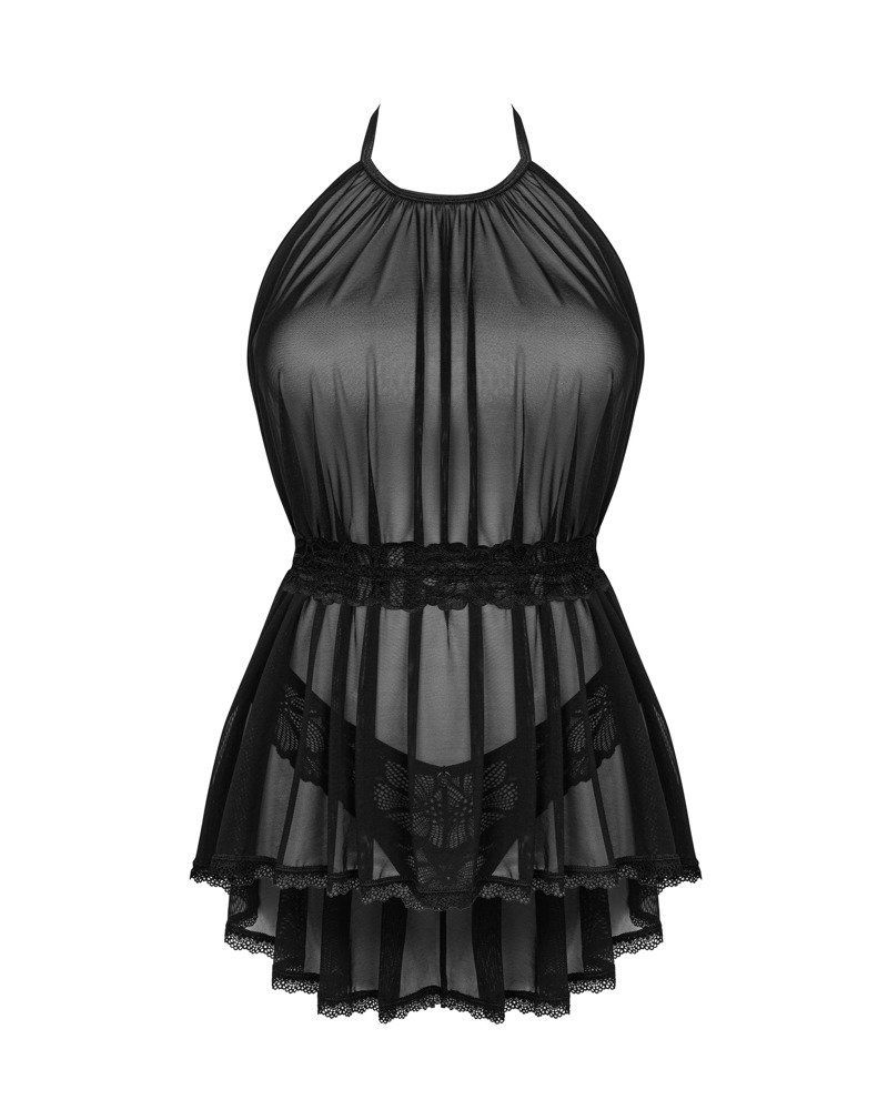 Babydoll plus String Serafia, schwarz