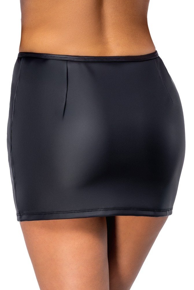Rock Strasszip, schwarz