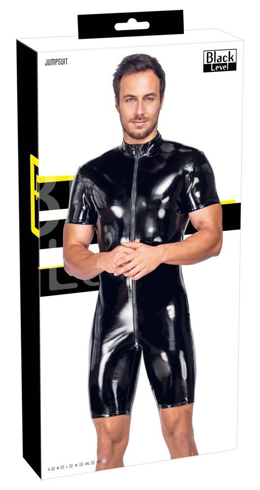 Kurzoverall aus Lack