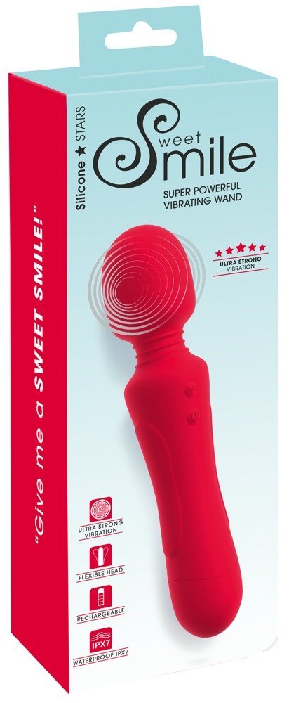 Smile Super Powerful Vibrating, rot